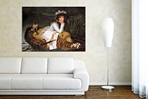 J. Tissot Reprodukcie - Young Lady in a boat  zs10379