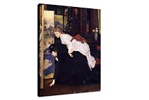 James Tissot - Young Women Looking at Japanese Objects 2 zs10381