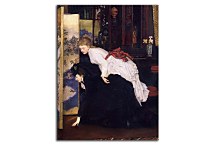 James Tissot - Young Women Looking at Japanese Objects 2 zs10381