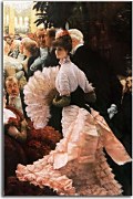 Reprodukcie James Tissot - The Political Lady zs10383