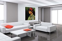 Vincent van Gogh - Portrait of a Woman with Red Ribbon Obraz zs10386