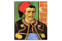 Obrazy Vincent van Gogh - The Zouave Half Length zs10389