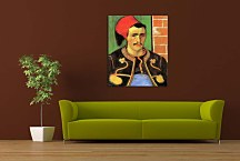 Obrazy Vincent van Gogh - The Zouave Half Length zs10389