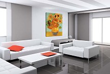 Vincent van Gogh - Still Life Vase with Twelve Sunflowers Obraz zs10390