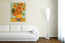 Vincent van Gogh - Still Life Vase with Twelve Sunflowers Obraz zs10390