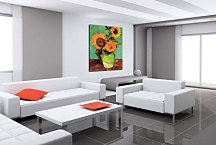 Obrazy Van Gogh - Three Sunflowers in a vase zs10391