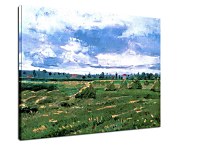 Reprodukcie Vincent van Gogh - Wheat Fields with Stackszs10392