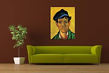 Obraz Vincent van Gogh - Young man with a cap zs10393