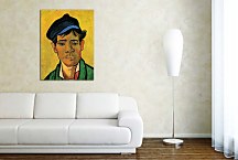 Obraz Vincent van Gogh - Young man with a cap zs10393