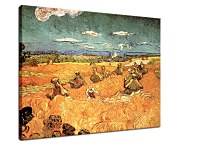 Vincent van Gogh - Wheat Stacks with Reaper Obraz zs10394