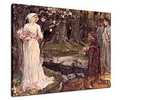 Reprodukcie John William Waterhouse - Dante and Beatrice zs10395
