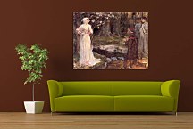 Reprodukcie John William Waterhouse - Dante and Beatrice zs10395