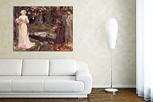 Reprodukcie John William Waterhouse - Dante and Beatrice zs10395