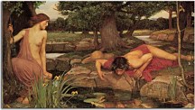 Obrazy John William Waterhouse - Echo and Narcissus zs10397