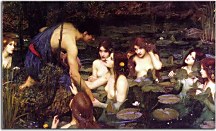 Obrazy John William Waterhouse - Hylas Nymphs  zs10399