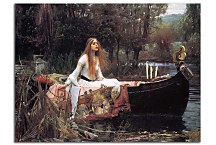 Reprodukcie John William Waterhouse - Lady Shalott zs10400