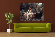 Reprodukcie John William Waterhouse - Lady Shalott zs10400