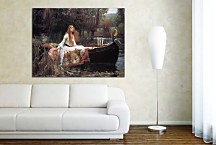 Reprodukcie John William Waterhouse - Lady Shalott zs10400
