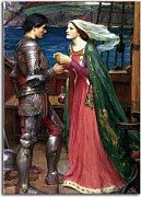 Reprodukcia od John William Waterhouse - Tristan and Isolde Sharing the Potion zs10404