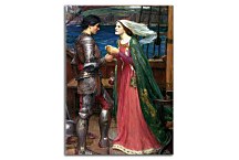 Reprodukcia od John William Waterhouse - Tristan and Isolde Sharing the Potion zs10404