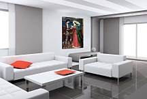 Reprodukcia od John William Waterhouse - Tristan and Isolde Sharing the Potion zs10404