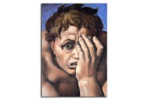 Michelangelo reprodukcie - Condemned to burn in hell zs10416