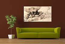 Michelangelo obrazy - The punishment of Tityos zs10423