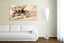 Michelangelo obrazy - The punishment of Tityos zs10423