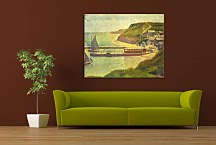 Reprodukcie Georges Seurat - Harbour at Port-en-Bessin at High Tide zs10425