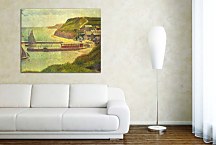 Reprodukcie Georges Seurat - Harbour at Port-en-Bessin at High Tide zs10425