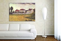 Obrazy Georges Seurat - Houses zs10428