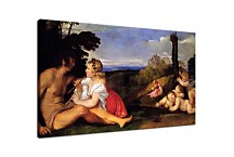 Reprodukcie Tizian - The free ages of Man zs10435