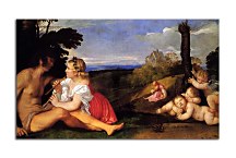 Reprodukcie Tizian - The free ages of Man zs10435