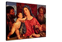 Tizian Reprodukcie - Madonna of the Cherries zs10439