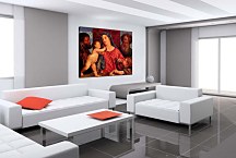 Tizian Reprodukcie - Madonna of the Cherries zs10439