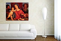 Tizian Reprodukcie - Madonna of the Cherries zs10439