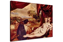 Tizian Obrazy - Venus and the Lute Player zs10440