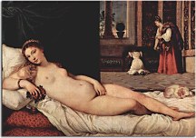 Tizian obraz - Wenus z Urbino zs10442