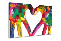 Obraz  Farebné dlane zs152