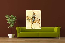 Knight On Horseback Obraz zs16545