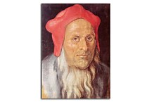Portrait of a Bearded Man in a Red Hat Obraz zs16565