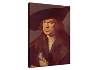 Portrait of a Man with Baret and Scroll Obraz zs16569