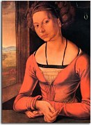 Portrait of a Young F rleger with Her Hair Done Up Obraz zs16571