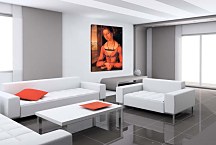 Portrait of a Young F rleger with Her Hair Done Up Obraz zs16571