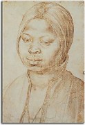 Portrait of African woman Catherine Obraz zs16574
