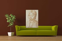 Portrait of African woman Catherine Obraz zs16574