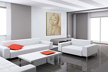 Portrait of African woman Catherine Obraz zs16574