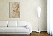 Portrait of African woman Catherine Obraz zs16574