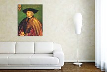 Portrait of Emperor Maximilian I Obraz zs16579