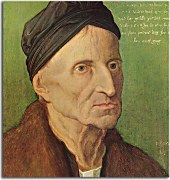 Portrait of Nuremberger Painter Michael Wolgemut Reprodukcia Obraz zs16585
